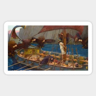 Ulysses and the Sirens by John William Waterhouse Magnet